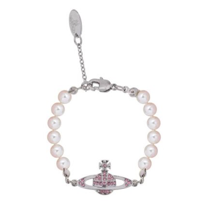 0CF50920-D9D7-425F-A10D-E23FCFE85E5C.jpg Mini Bas Relief Silver & Pink Pearl Bracelet (with box)