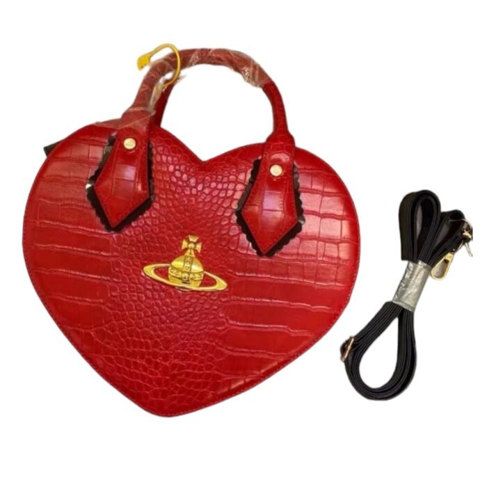 1511A31E-B906-4A67-B73C-3BFA8751BD40.jpg Red Chancery heart handbag (with dustbag)