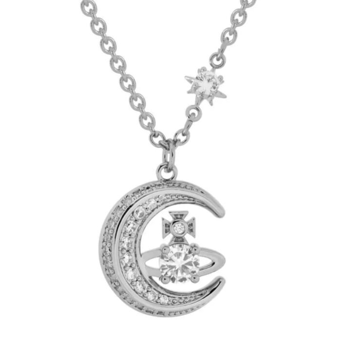 moon necklace (with box)