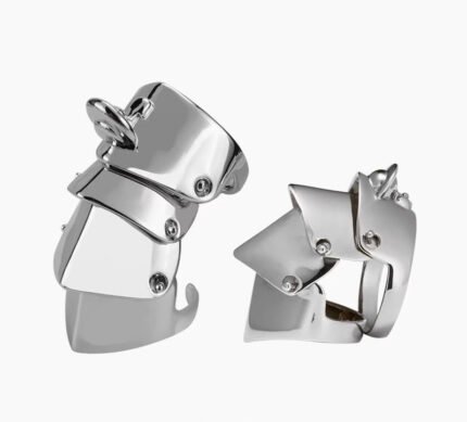 silver armour ring (with box)