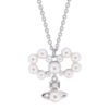 VIVIANA Pearl Bow Necklace