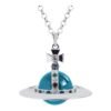 6E243D5A-34C2-4F5A-8A9D-6A3FCDAC1B46.jpg 30MM ORB Classic Saturn Pendant Necklace (with box)