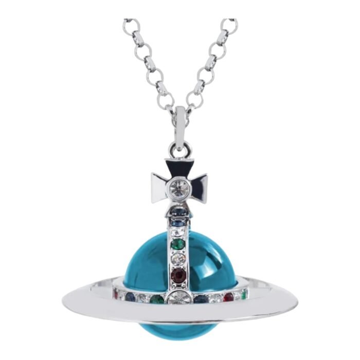 6E243D5A-34C2-4F5A-8A9D-6A3FCDAC1B46.jpg 30MM ORB Classic Saturn Pendant Necklace (with box)