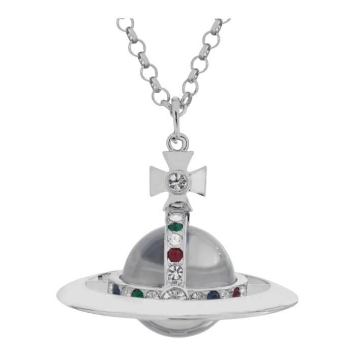 7638C8C6-5D85-4C11-9EB8-DE955F5DA810.jpg 30MM ORB Classic Saturn Pendant Necklace (with box)