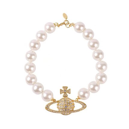 huge pearl choker necklace (with box)