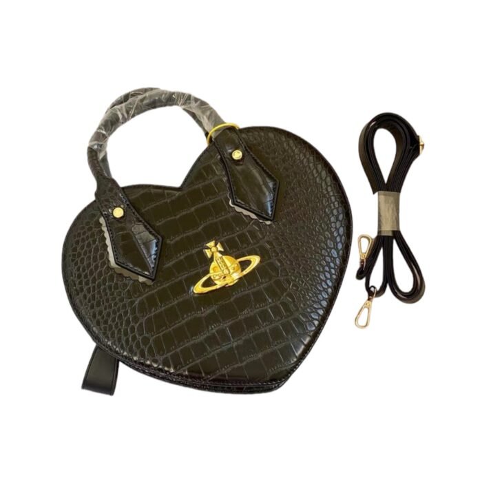 Black Chancery heart handbag (with dustbag)