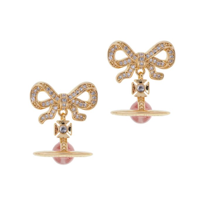 bow earrings (with box)