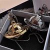 sliver shin's lighter orb necklace (with box)