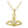 Classic Full Diamond Saturn Necklace