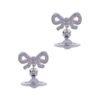 bow earrings (with box)