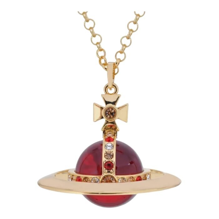 C15F8759-353D-4304-A79C-FC38CDDDF1D8.jpg 30MM ORB Classic Saturn Pendant Necklace (with box)