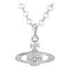 Classic Full Diamond Saturn Necklace