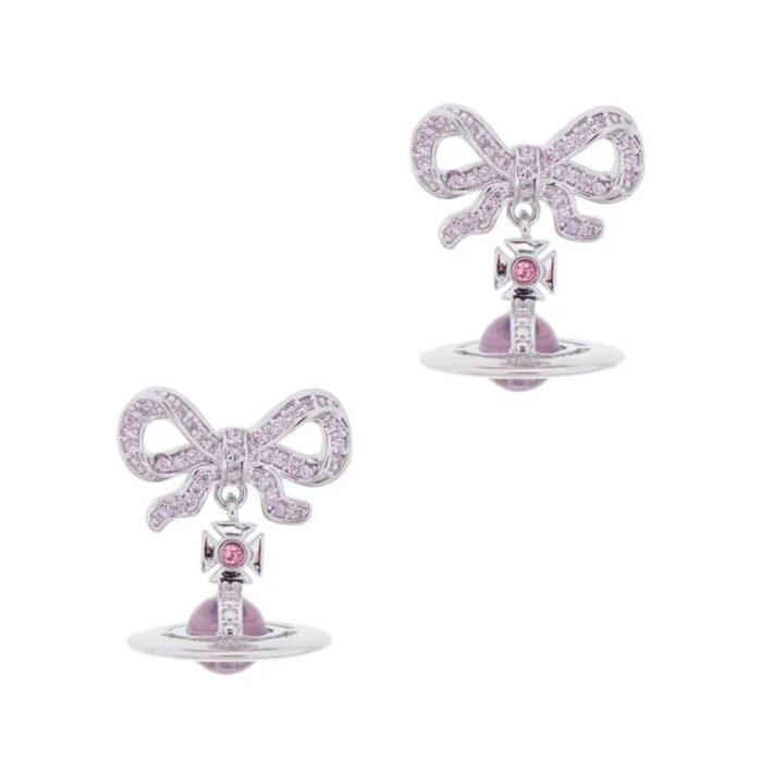 bow earrings (with box)