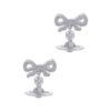 bow earrings (with box)
