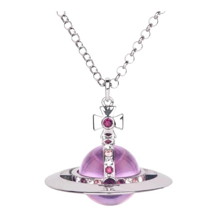 F20BFD46-80A3-419F-B364-78EBC42657F1.jpg 30MM ORB Classic Saturn Pendant Necklace (with box)