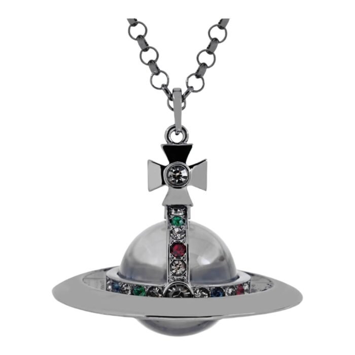 F2C581F4-F9C2-4025-A3EC-6D953377D8E5.jpg 30MM ORB Classic Saturn Pendant Necklace (with box)