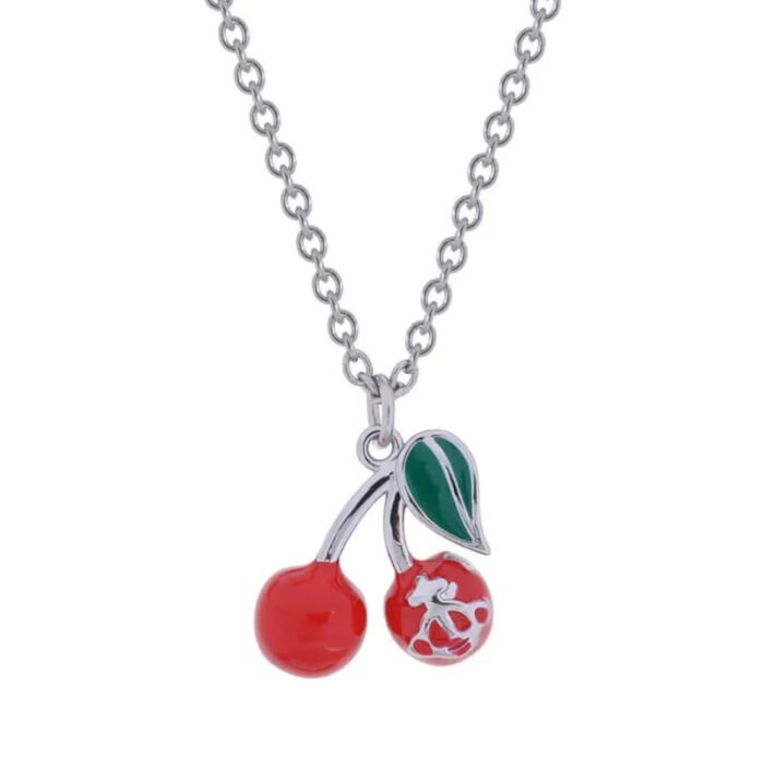 cherry necklace (with box)