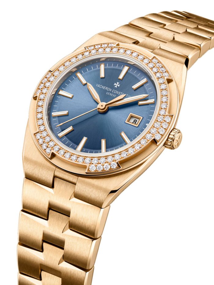 OVERSEAS QUARTZ 1225V200R-H015 33 MM PINK GOLD