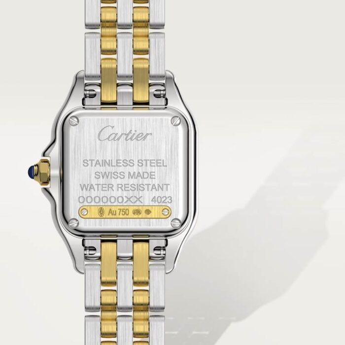 PANTHÈRE DE CARTIER STEEL WITH YELLOW GOLD