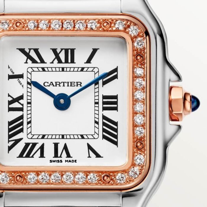 PANTHÈRE DE CARTIER WATCH STEEL WITH ROES GOLD