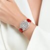 Classic Butterfly Diamond and Ruby Watch
