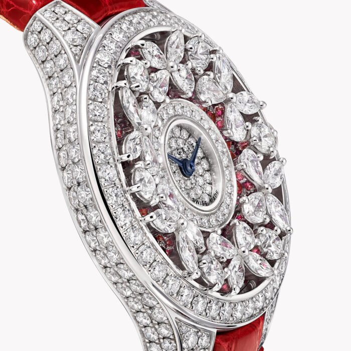 Classic Butterfly Diamond and Ruby Watch