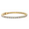 Olivia 18k White Gold Plated Tennis Bracelet with Simulated Diamond Cubic Zirconia Crystals