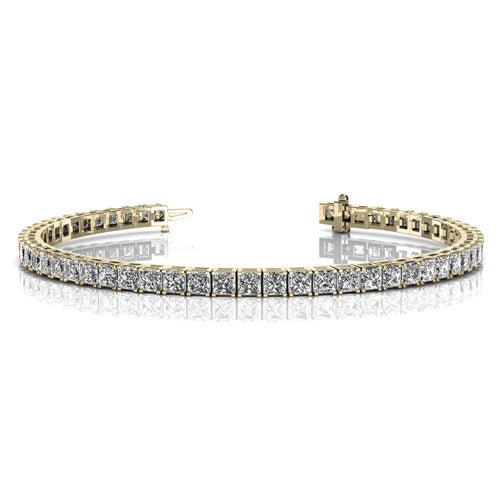 CCGM30062BRGL-500x500-1 Leila 18k White Gold Plated Cubic Zirconia Tennis Bracelet