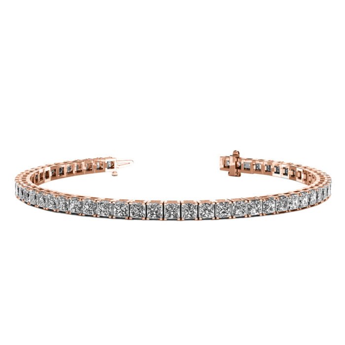 CCGM30063BRRG-1000x1000-1 Leila 18k White Gold Plated Cubic Zirconia Tennis Bracelet