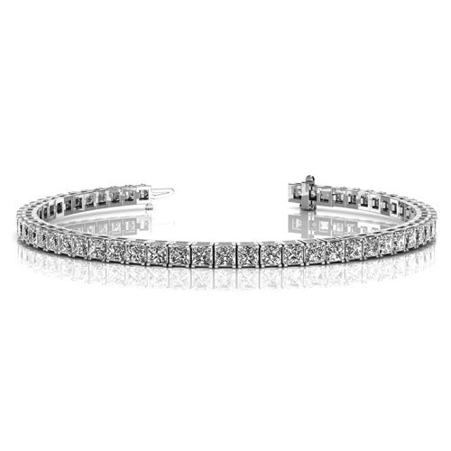 CCGM30063BRSV-500x500-1 Leila 18k White Gold Plated Cubic Zirconia Tennis Bracelet