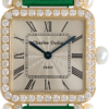 PANSY RETRO WITH PEARLS WATCH YELLOW GOLD 24MM