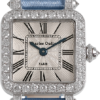 Charles_Oudin_Watch_Retro_505W_gold_diamond_DustyBlue.png PANSY RETRO WATCH 24MM
