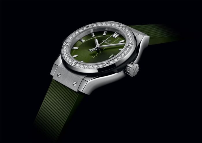 TITANIUM GREEN DIAMONDS 29MM