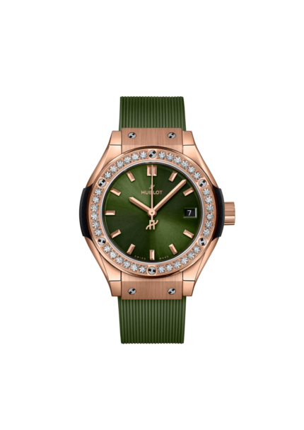 KING GOLD GREEN DIAMONDS 29MM