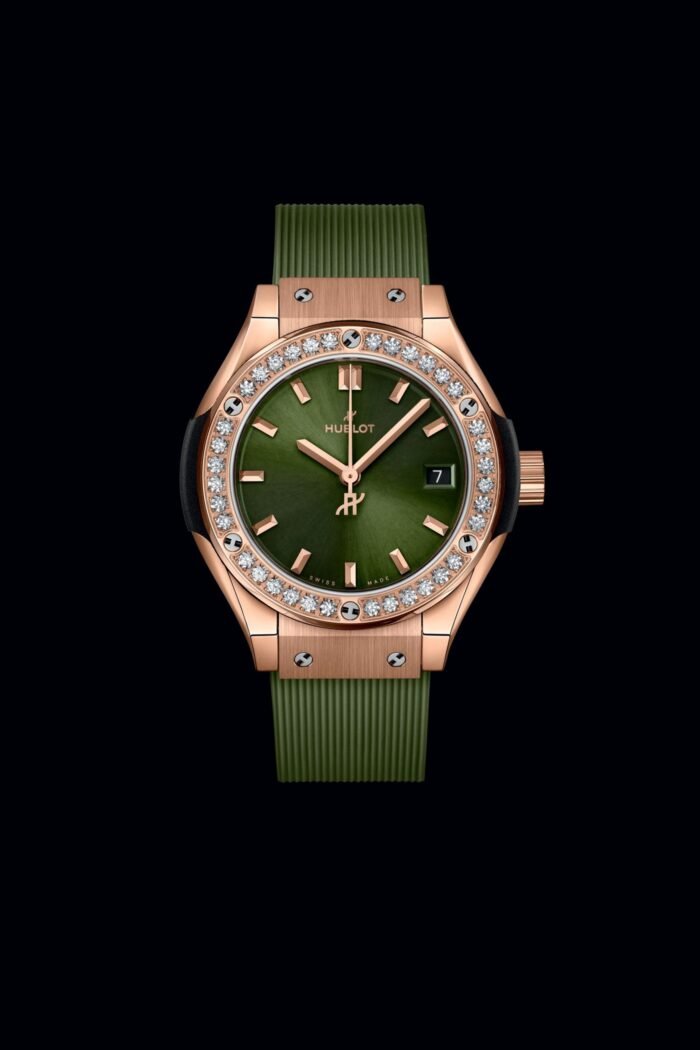 KING GOLD GREEN DIAMONDS 29MM