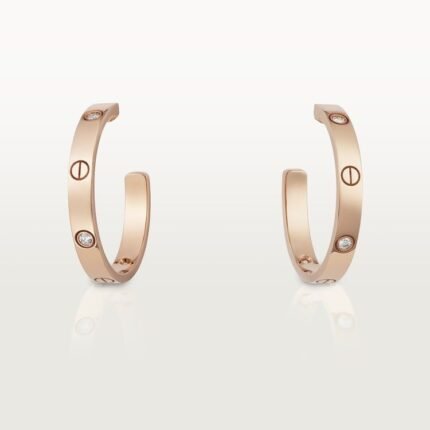 Cartier Love Earrings. Diamond