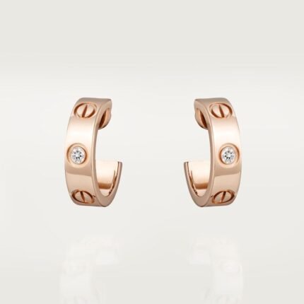 Cartier Love Earrings. Diamond