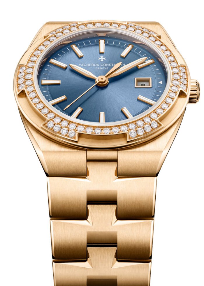 OVERSEAS QUARTZ 1225V200R-H015 33 MM PINK GOLD