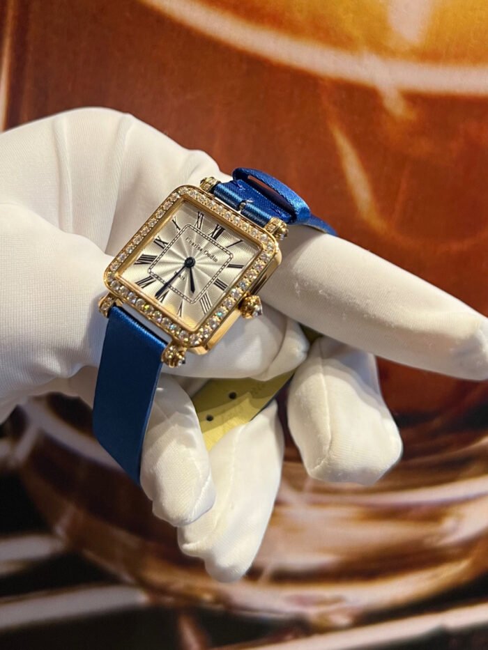 PANSY RETRO WATCH YELLOW GOLD 24MM