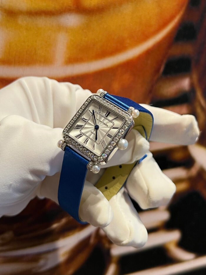 PANSY RETRO WITH PEARLS WATCH 24MM